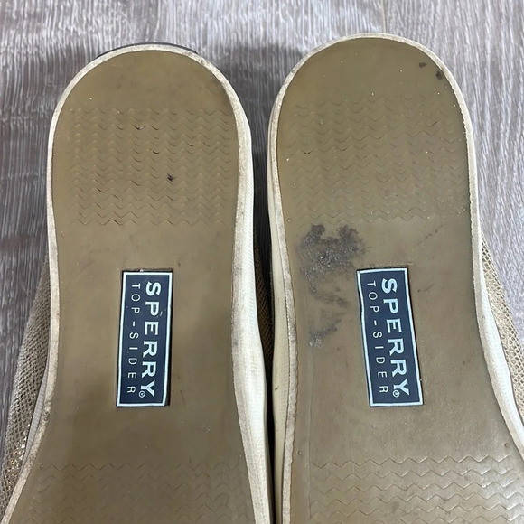 Sperry Top Sider Seacoast Metallic Python Embossed Sneaker 9 - Picture 6 of 16